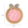 thumbnail image 6 of UDIYO Nail Art Palette Faux Pearl Design Sparkling with Bow-knot Vivid Color Stunning Visual Effect Decorative Resin Round False Nail Tips Mixing Color Drawing Palette for Nail Sal, 6 of 7