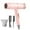 Pink, variant on Fareti Hair Dryer, High-Speed Ionic BlowDryer, Powerful Motor for Fast Drying and Straight & Wavy Hair, Low Noise, Lightweight, Professional Hairdryer for Home Salon