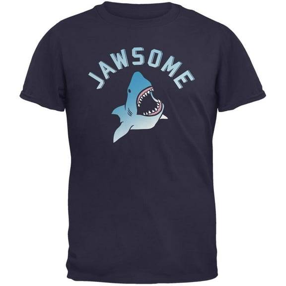 Jawsome Navy Adult T-Shirt - 2X-Large