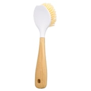 Full Circle Be Good White Bamboo/Plastic Dish Brush