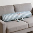 thumbnail image 5 of Ice Silk Long Cushion for Support and Comfort - Cooling Body Pillow for Waist, Back & Legs - High-Resilience Stuffing, Breathable Fabric, Perfect for Home, Sofa & Dorm Use Blue, 5 of 7