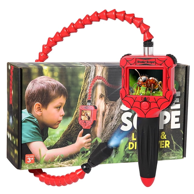 Microscopio Fostro Kids Boroscopio Pantalla de 2.4" Tubo de 60 cm
