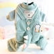 thumbnail image 2 of Thick Winter Dog Clothes Cartoon Dinosaur Four Legged Jumpsuit Fleece Warm Fake Two Pieces Cotton Jacket  Pet Clothes ShopWise Round, 2 of 9