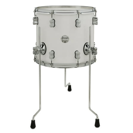 PDP Concept Maple 12x14 Floor Tom - Pearlescent White Lacquer w/ Chrome Hardware