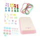 thumbnail image 2 of Pulseras de cuerdas para hacer pulseras, juguetes para niñas, material trenzado, manualidades, juguetes para rosa, 2 of 9