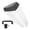 White, variant on Xirurus Motorcycle Rear Passenger Seat Cowl Cover Fairing Tail Accessories Replacement Part for Yamaha YZF600 R6 2017-2022 White, 13.39 inches / 34 cm Length