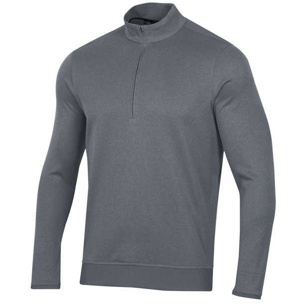NEW Mens Under Armour Golf Storm Sweater Fleece 1/2 Zip Pitch Grey