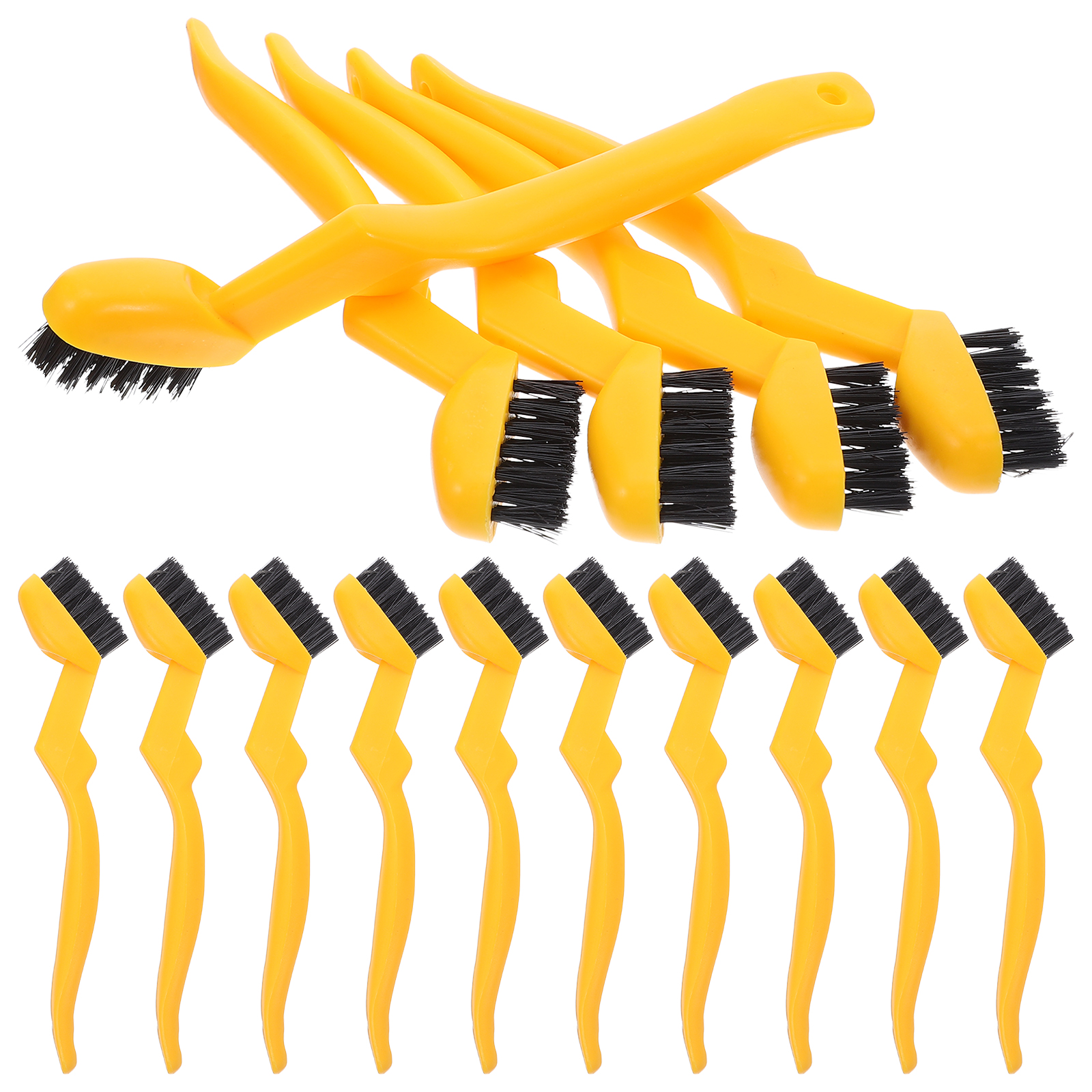 30pcs Nylon Mini Brushes for Crevice Cleaning: Pipe, Corner, Groove & Grout Cleaner for , Gas Stove, Sink, Toilet, Kitchen, Bathroom