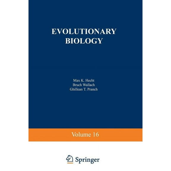 Evolutionary Biology: Volume 16, (Paperback)