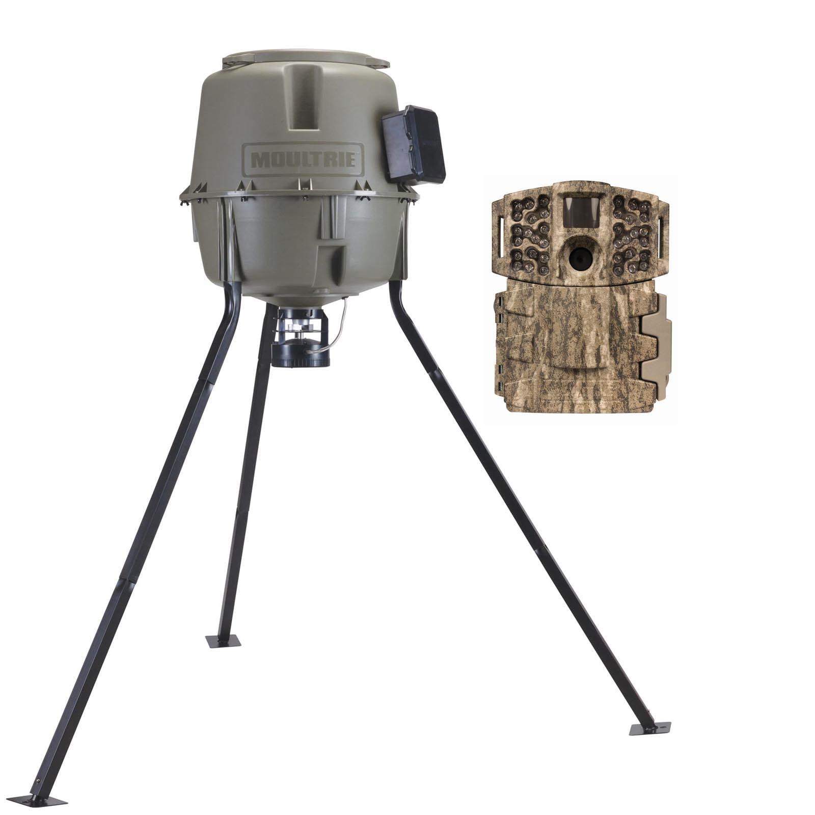 Moultrie 30 Gallon Easy E Z Fill Quick Lock Tripod Feeder M 888