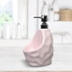 thumbnail image 3 of Dispensador de jabón Dispensador De Jabón Vacío De Cerámica Con Compartimento De Almacenamiento Para Loción Rosa Magideal Dispensador de jabón, 3 of 7