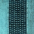 thumbnail image 1 of Ahgly Company Indoor Square Abstract Light Blue Modern Area Rugs, 8' Square, 1 of 4