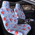 thumbnail image 2 of Uemuo coffee love cup winter Pattern Car Seat Covers for Front Seats Waterproof Seat Covers for Cars, Universal Auto Front Seats Protector Fits for Car-1, 2 of 6