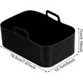 thumbnail image 2 of Yazoeia Air Fryer Silicone Pot for Ninja Foodi Dual DZ201, Reusable Silicone Air Fryer Liner, Air Fryer Basket for Ninja 8 QT Air Fryer Basket, Easy Cleaning Food Safe Air Fryer CJC912-118104, 2 of 6