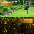 thumbnail image 2 of Pack Solar String Lights Outdoor 22m 200 LED Solar String Lights 8 Modes Waterproof Copper Cable Decorative String Lights, 2 of 4