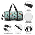 thumbnail image 3 of Sigee Christmas Dachshund Printed Multi-compartment Sports Gym Bag for Men and Women Large Capacity Travel Bag, Overnight Bag, 3 of 8