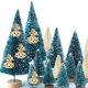 thumbnail image 5 of Colgante creativo de madera para Navidad artesanía hecha a mano de Likrtyny Papá Noel adornos de gota de árbol de Navidad decoraciones navideñas, 5 of 9