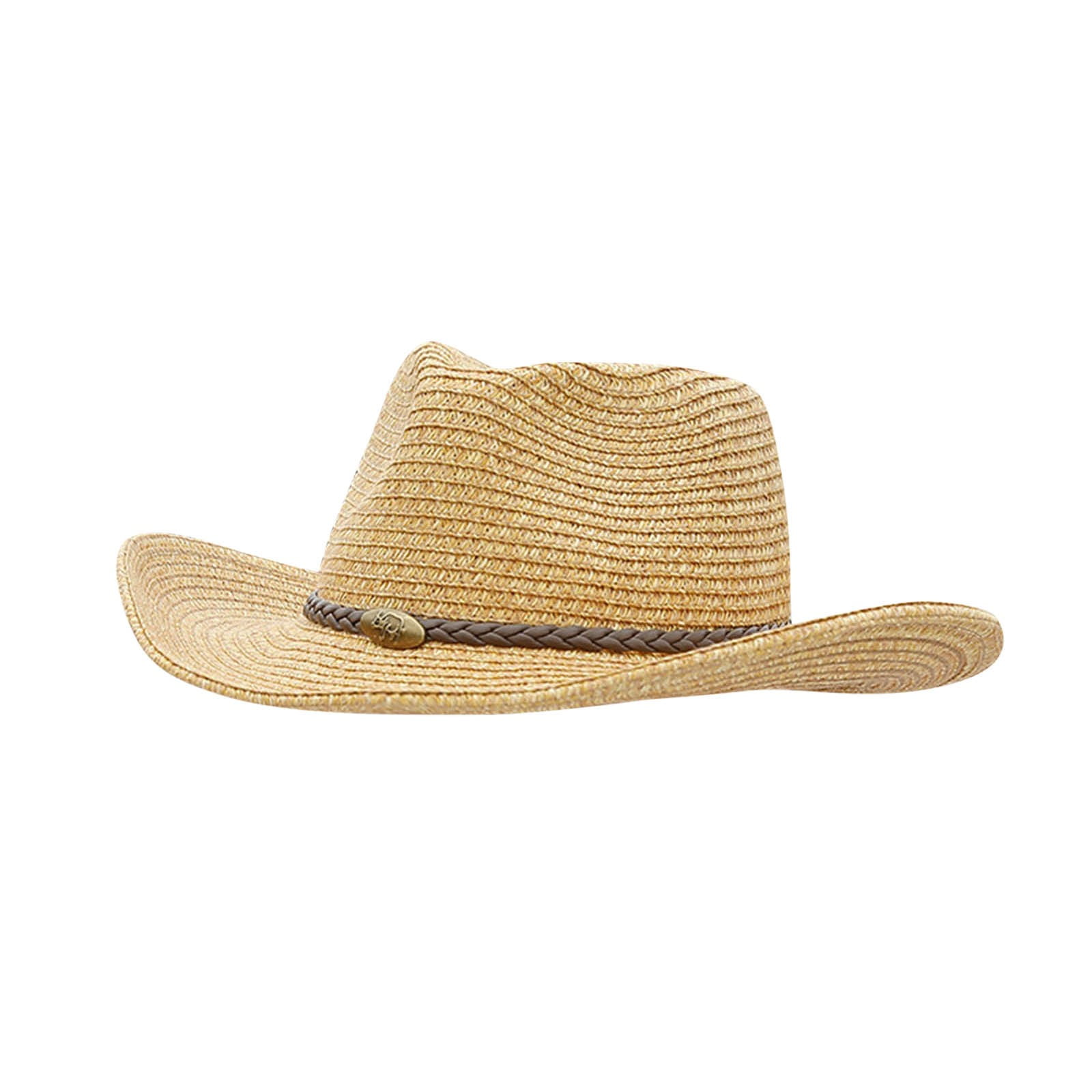 Stylish Korean Design Outdoor Sun Straw Hat for Men Travel Beach