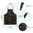 thumbnail image 7 of Paw Print Kids Aprons for Girls and Boys,Adjustable Neck Strap Toddler Aprons for Kids Cooking Baking, 7 of 7