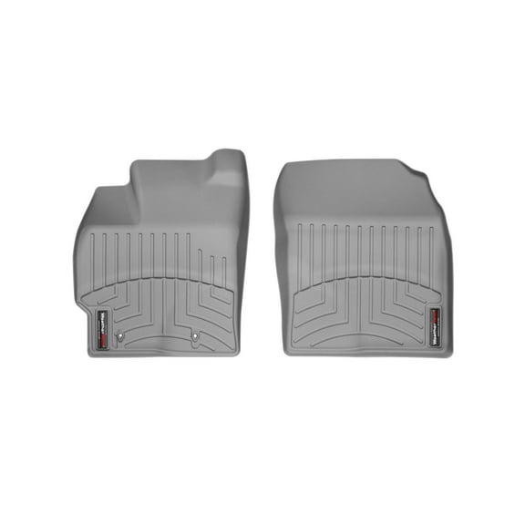 WeatherTech Custom Fit FloorLiners compatible with 2010-2011 Toyota Prius - 1st Row (Driver & Passenger), Grey