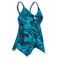 thumbnail image 2 of Firpearl Women's Tankini Swimsuits Modest Flowy Crossback Plus Size Bathing Suit Top, 2 of 6