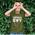 thumbnail image 5 of Birthday Boy Football Sports Lover Birthday Shirt for Boys All Ages Birthday Military Green Shirt 2T, 5 of 5
