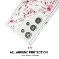 thumbnail image 6 of Allytech Clear Case for Samsung Galaxy S24 FE, Slim Fit Lightweight Soft TPU Cover with Stylish Flower Pattern, Shockproof Non-Yellowing Protective Phone Case for Women Girls, Flower-E, 6 of 11