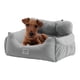 thumbnail image 5 of PORTULARIO DE COCHE DE PERRO SOFT CONFORTE COMPLETO ASIENTO ASIENTO ASIENTO ASIENTO DE ARMADA DE CARA DE ARMADA CASA GRIS 50X45X36CM Sunnimix Portadoras de asiento de coche, 5 of 8