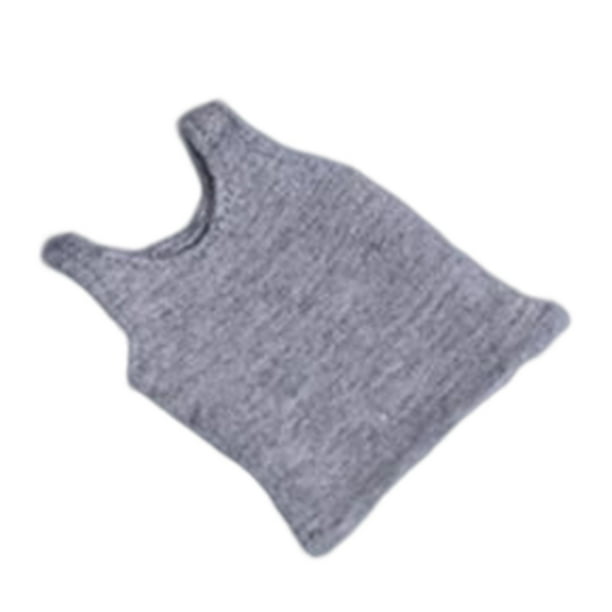 Figuras realistas de soldado masculino de 6 pulgadas con chaleco de punto, ropa para muñecas, material de calidad. gris