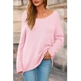thumbnail image 2 of PRETTYGARDEN Women's Oversized Sweaters Casual Long Sleeve Scoop Neck Pullover Tops Loose Cozy Knit Fall Outfits, 2 of 9