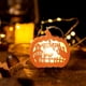 thumbnail image 4 of Fiudx Artículos en oferta con ofertas flash Adornos de Halloween Adorno de luz de calabaza de madera Artesanías de madera colgantes Decoraciones de fiesta con sensación de festival fantasma, 4 of 6