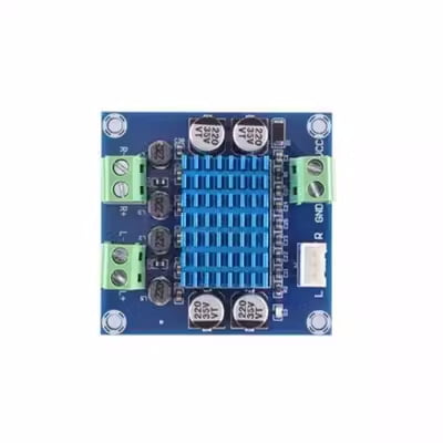 Placa amplificadora de potencia de audio digital HD XH-A232, módulo amplificador de MP3, placa amplificadora de 12 V y 24 V, canal dual de 30 W