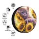 thumbnail image 4 of Balery Daisy Sunflower Lazy Cat Cubiertas para Neumáticos - Protector Resistente para Neumáticos de Camioneta, SUV, Remolque, Camper y RV-14 inch, 4 of 6