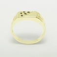 thumbnail image 4 of LBG British Made 14k Yellow Gold Natural Sapphire Mens Band Ring - 25 size options - Size 11, 4 of 6