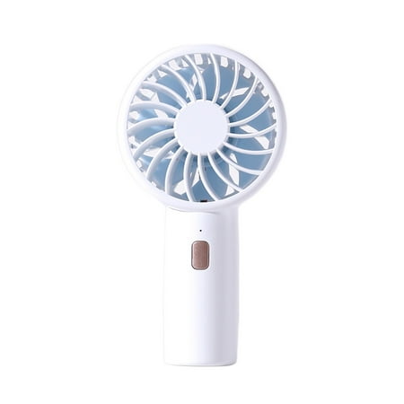 

Kezqiaxn Mini Handheld Fans Clearance Small Handheld Fan Low Noise Handheld Ventilators Rechargeable 3-Speed Adjustables Summer Gift for Outdoor Travelling Indoor Office and Home Use White