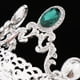 thumbnail image 4 of Tiara de de La Rhinestone de Las de Las Mujeres La Decoración Del cabellero Del Baile de Plata perfecl tiara nupcial de cristal, 4 of 8