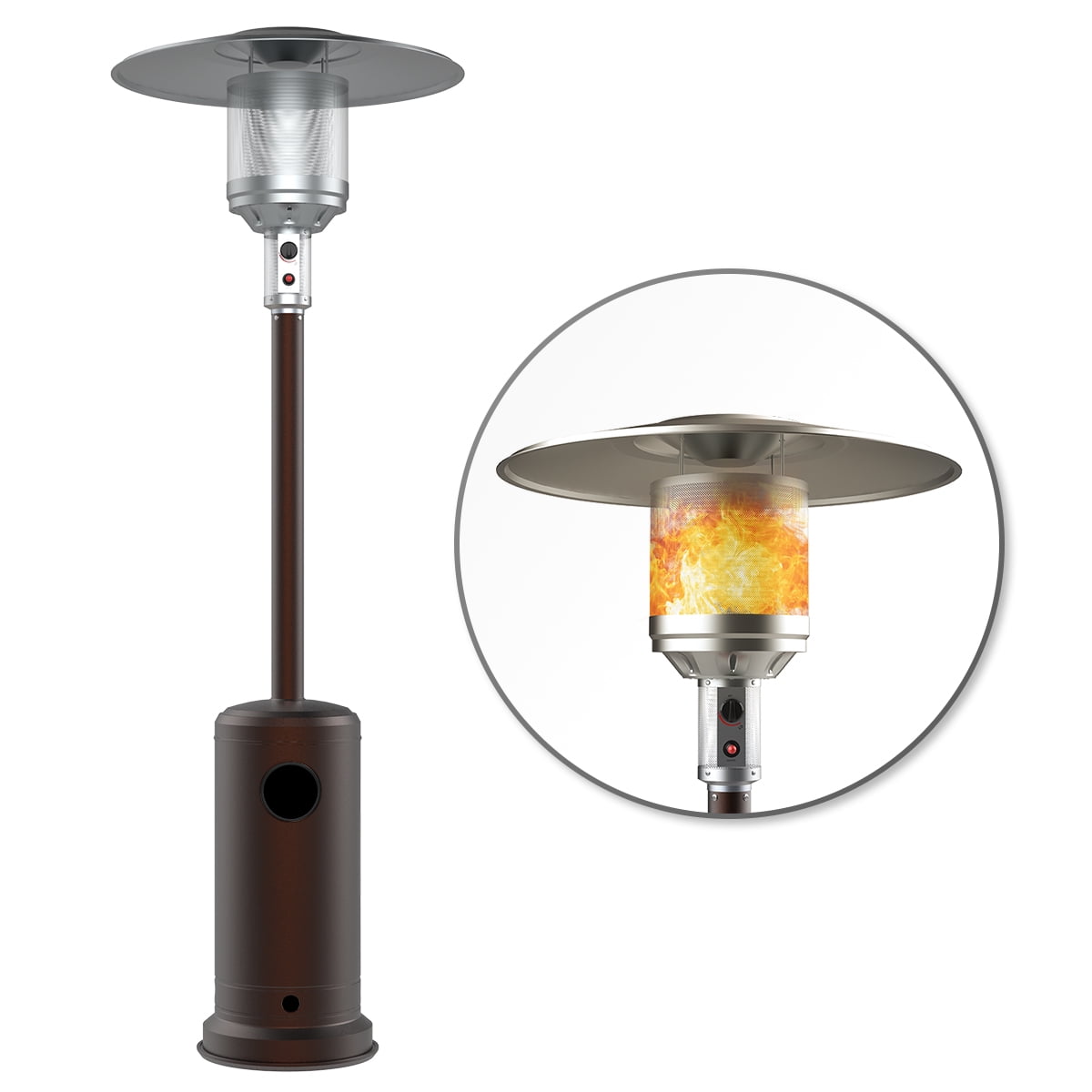 Outdoor Heaters & Fire Pits Size Liquefied Gas Patio Heater Gas
