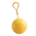 thumbnail image 2 of Ponchos impermeables impermeables desechables Impermeable rgo elegante de ropa impermeable para , ir de excursión, Amarillo Macarena Bola de poncho de PVC, 2 of 8