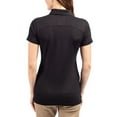 thumbnail image 2 of Women's Cutter & Buck Black Arizona State Sun Devils Advantage Eco Tri-Blend Pique Polo, 2 of 2