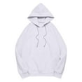 thumbnail image 5 of Uqiangy Oversized Hoodies for Women Tunic Sweatshirts for Women Crew Neck Sweatshirts Women Women's Sweatshirt Womens Crewneck Sweatshirt Fleece Pullover Women Hoodies for Women White S, 5 of 9
