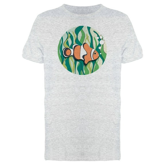 Clownfish And Seaweed T-Shirt Men -Image by Shutterstock, Male XX-Large