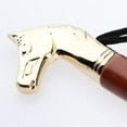 thumbnail image 3 of Chaussure Tête de Cheval Rétro Chaussure en Métal avec Poignée de Confort - Brun, 32 cm, 3 of 4