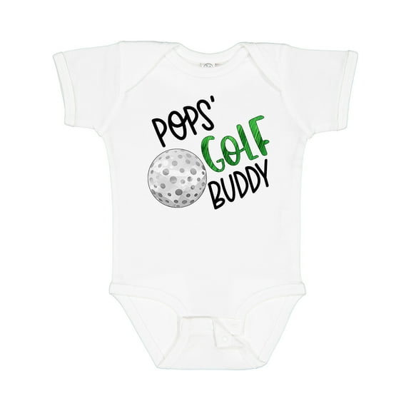 Inktastic Pops' Golf Buddy with Golf Ball Boys or Girls Baby Bodysuit