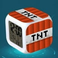 thumbnail image 3 of Minecraft Alarm Clock with LED Light Game Action Toy Home Decor 002, 3 of 5