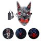 thumbnail image 3 of 1 UNID HALLOWEEN LED Mascarilla Lobo Encabezado Mascarilla Glow Suministros de fiesta sin batería, 3 of 5