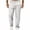 #05 White 【Build Your Weekly Rotation: Stock Up on Everyday Colors】, variant on Men Relaxed Cargo Joggers Multi-Pocket Work Pants Elastic Waist Drawstring Loose Fit Cargo Pants Quick Dry Lightweight Breathable Stretchy Casual Daily Outdoor Hiking Athletic