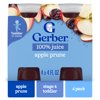 Gerber Fruit Juice, Apple Prune, 4 fl oz Bottle (6 Pack)