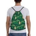 thumbnail image 2 of Easygdp St Patrick's Day9 Drawstring Backpack, Beach Sackpack, Travel Sackpack Lightweight for Sports, Gym, Travel, Swimming - Medium, 2 of 9