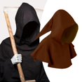 thumbnail image 4 of Halloween Cagoule Créative Halloween Chevalier à Capuche à Capuche pour Hommes Femmes Brun, 4 of 7