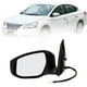 thumbnail image 1 of Reemplazo del espejo lateral izquierdo para NISSAN SENTRA 2013-2015, espejo retrovisor negro, ajuste eléctrico de 5 pines, espejo plegable manual, vidrio calefaccionado, 1 of 1